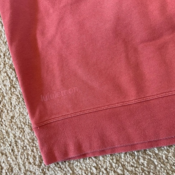 Lululemon Perfectly Oversized Crew Soft Cranberry Size 10 - Picture 6 of 6